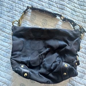 Coach canvas shoulder bag